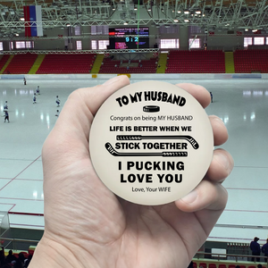 Hockey Puck - Hockey - To My Husband -  Congrats On Being My Husband - Gai14004