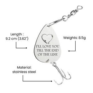 Catch of a Lifetime! Engrave Your Love on His Hook - Gfa26003