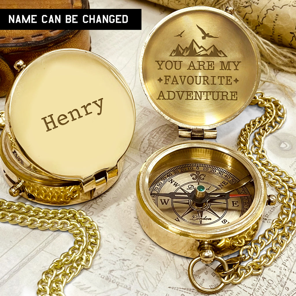 Personalized Engraved Compass For Your Love - Gpb26046