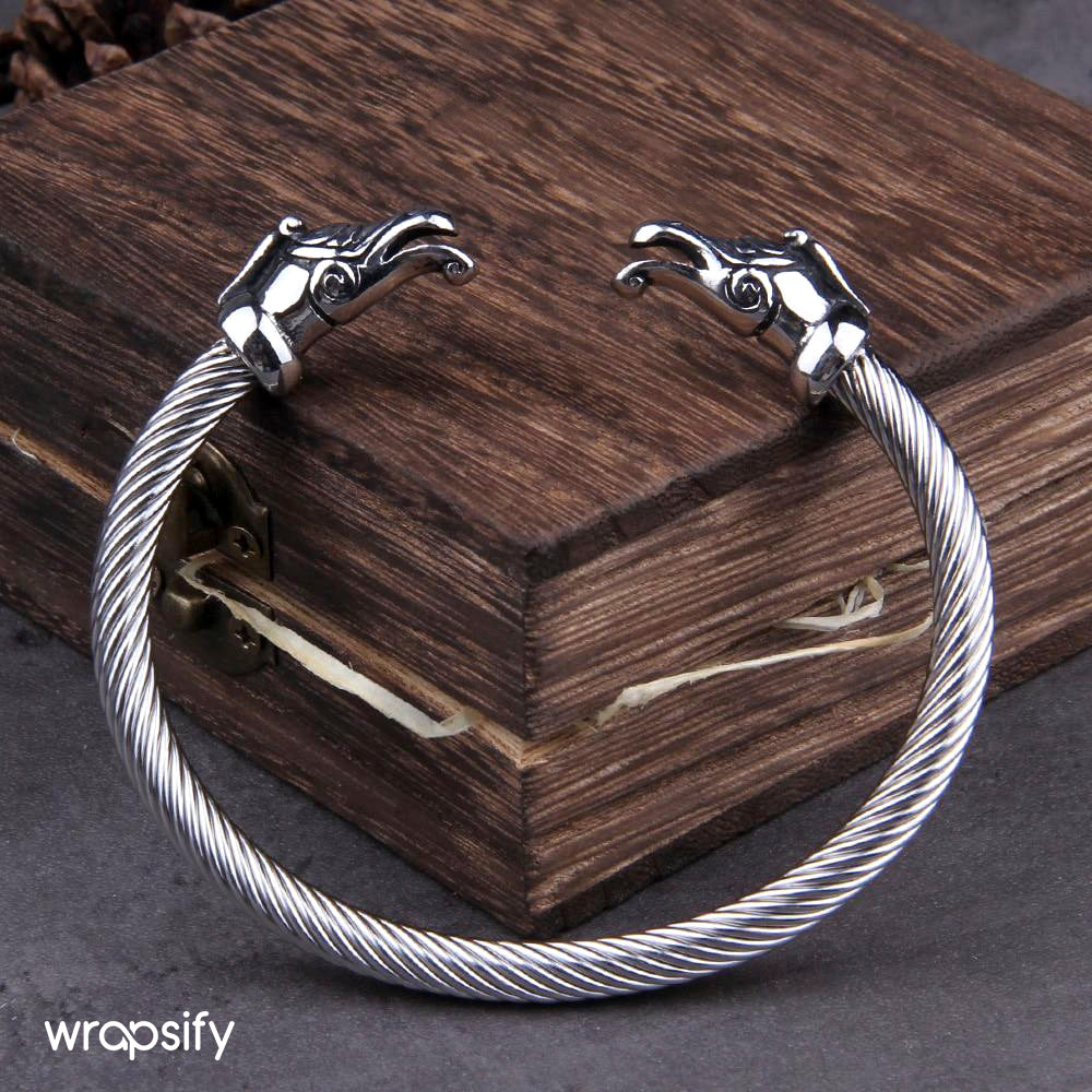 Norse Dragon Bracelet - Viking - To My Son - Be Humble When You Are Victorious - Gbzi16009