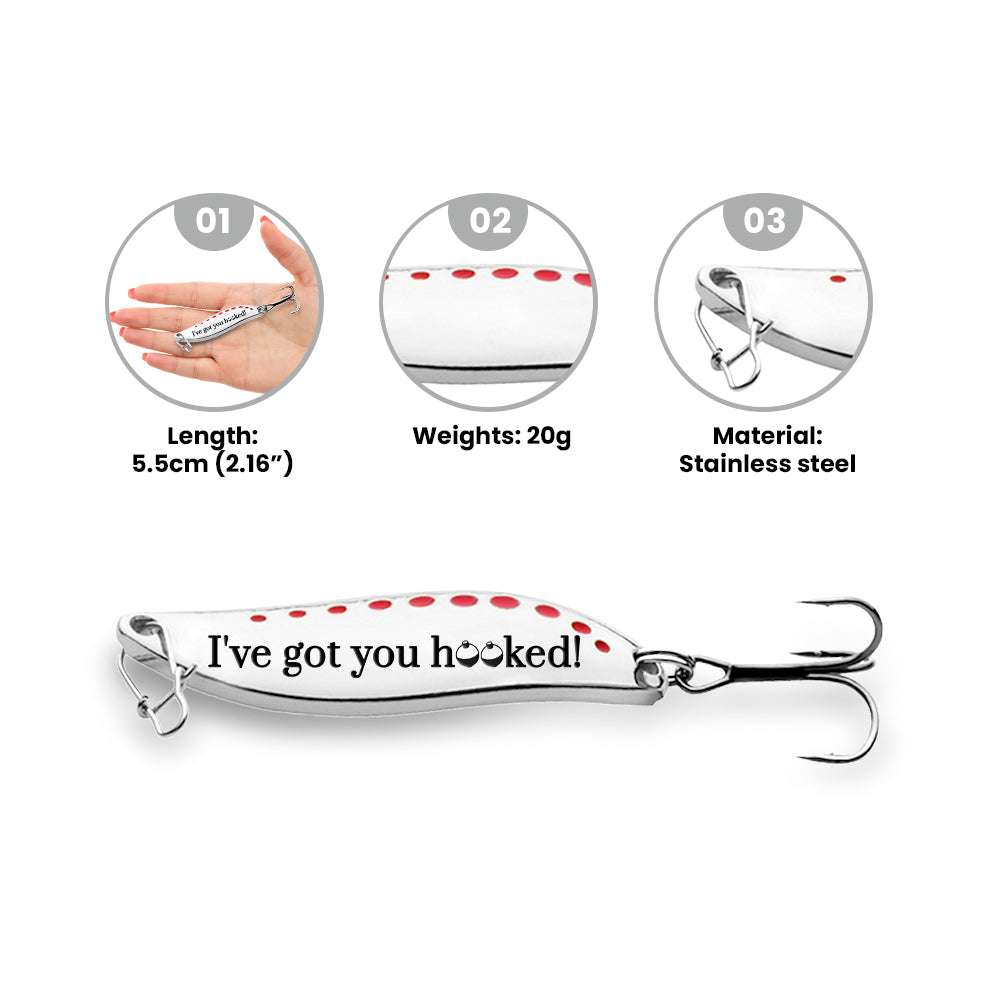 Personalized Fishing Lures - Fishing - To My Fishing Queen - I've Got You Hooked - Gfaa13012