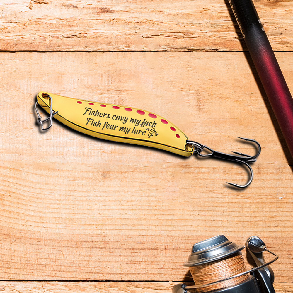 Fishing Spoon Lure - Fishing - To Myself - Fishers Envy My Luck - Gfaa34001