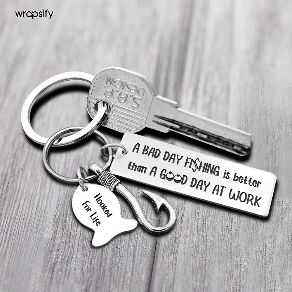 Fishing Hook Keychain - Little Reminder Just For You