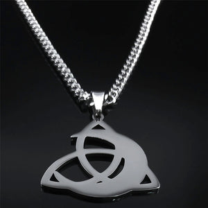 Triple Moon Necklace - Viking - To My Viking Man - You Are The Monster I Needed - Gnya26003