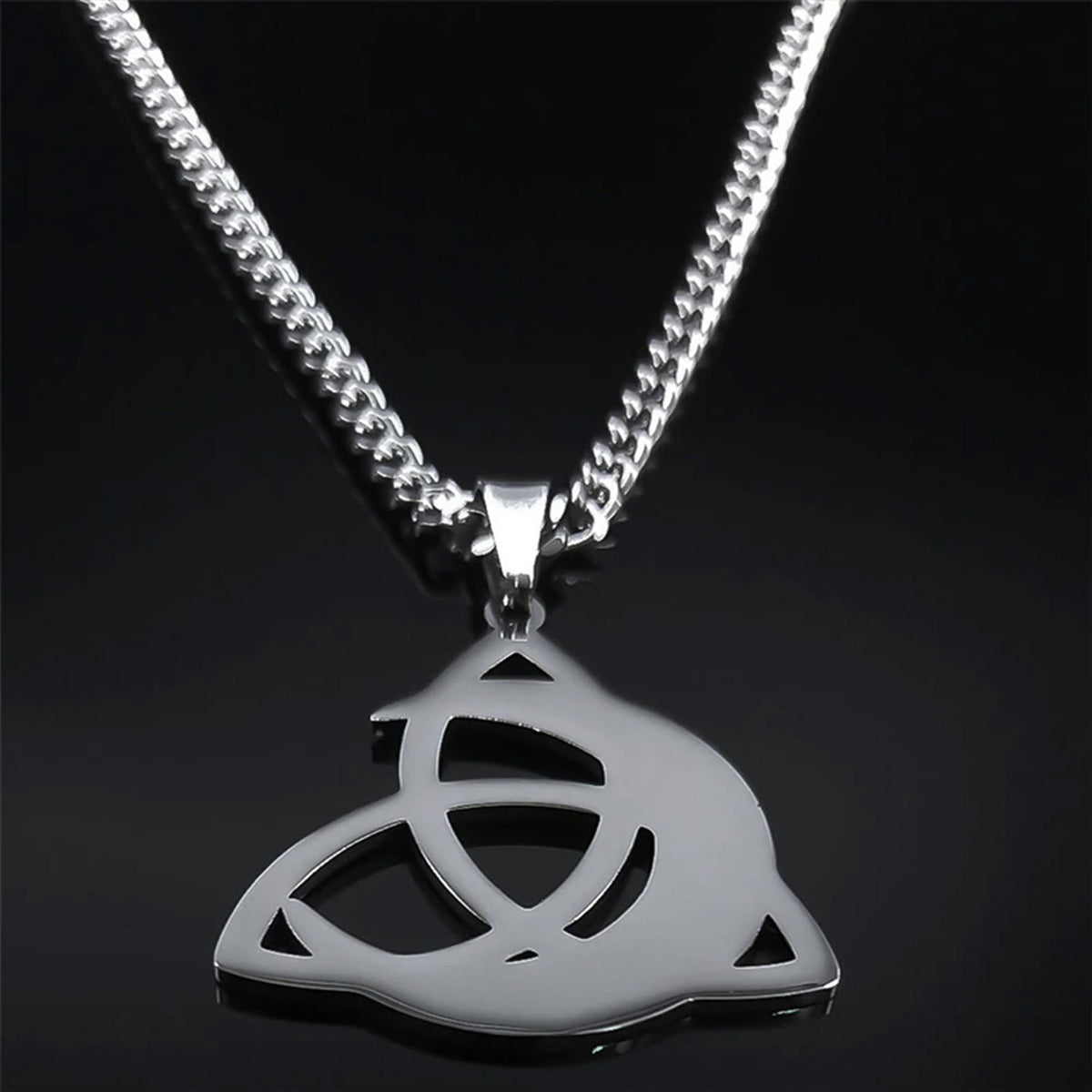 Triple Moon Necklace - Viking - To My Viking Man - The Day I Met You, I Found My Missing Piece - Gnya26002