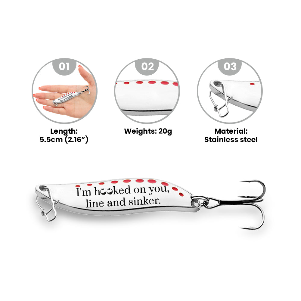 Personalized Fishing Lures - Fishing - My Dearest Man - You're My Anchor In The Storm - Gfaa26014