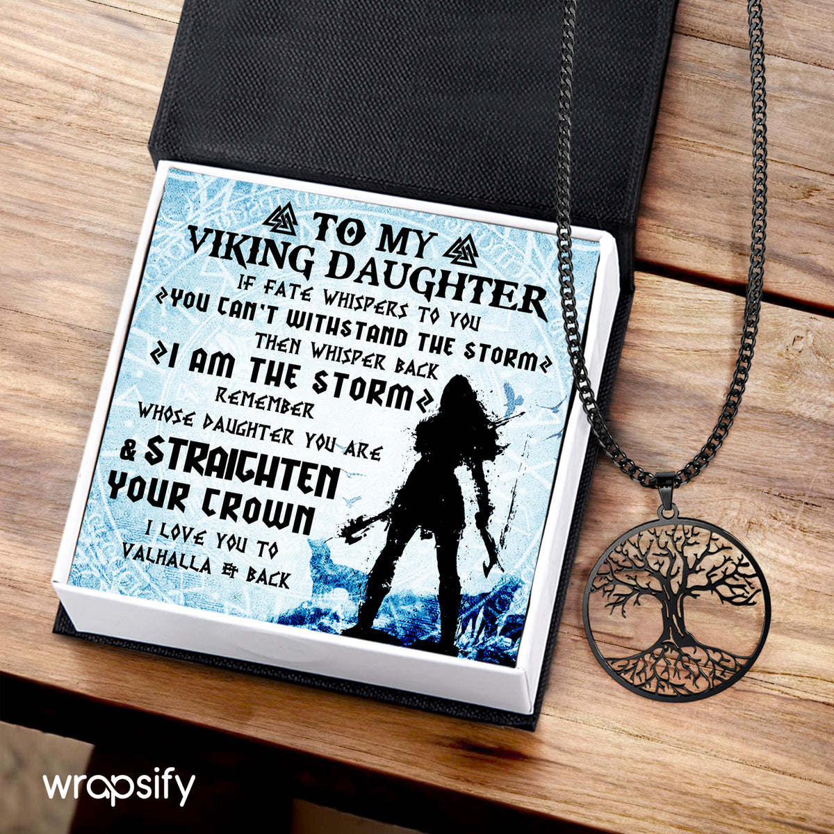 Tree Of Life Necklace - Viking - To My Daughter - You Can't Withstand The Storm - Gnyb17002