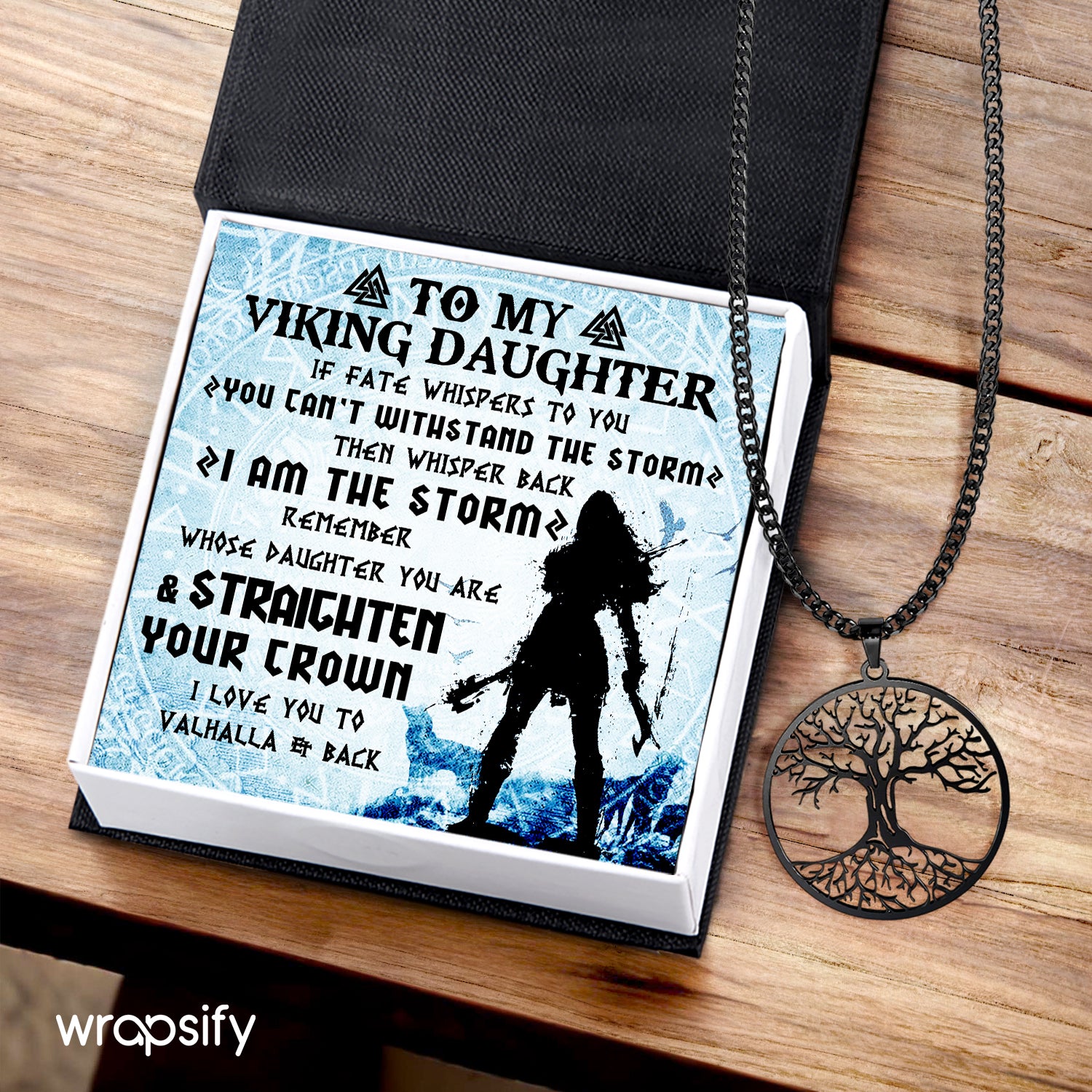 Tree Of Life Necklace - Viking - To My Daughter - You Can't Withstand The Storm - Gnyb17002