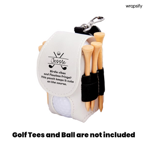 Personalized Golf Tees Pouch - Golf - To Myself - This Pouch Keeps It Cute On The Course - Gav34004