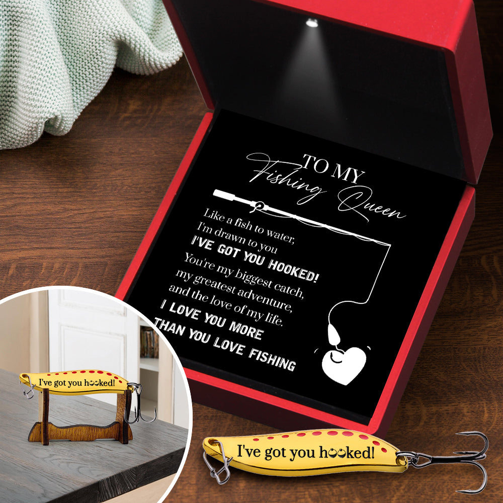 Personalized Fishing Lures - Fishing - To My Fishing Queen - I've Got You Hooked - Gfaa13012