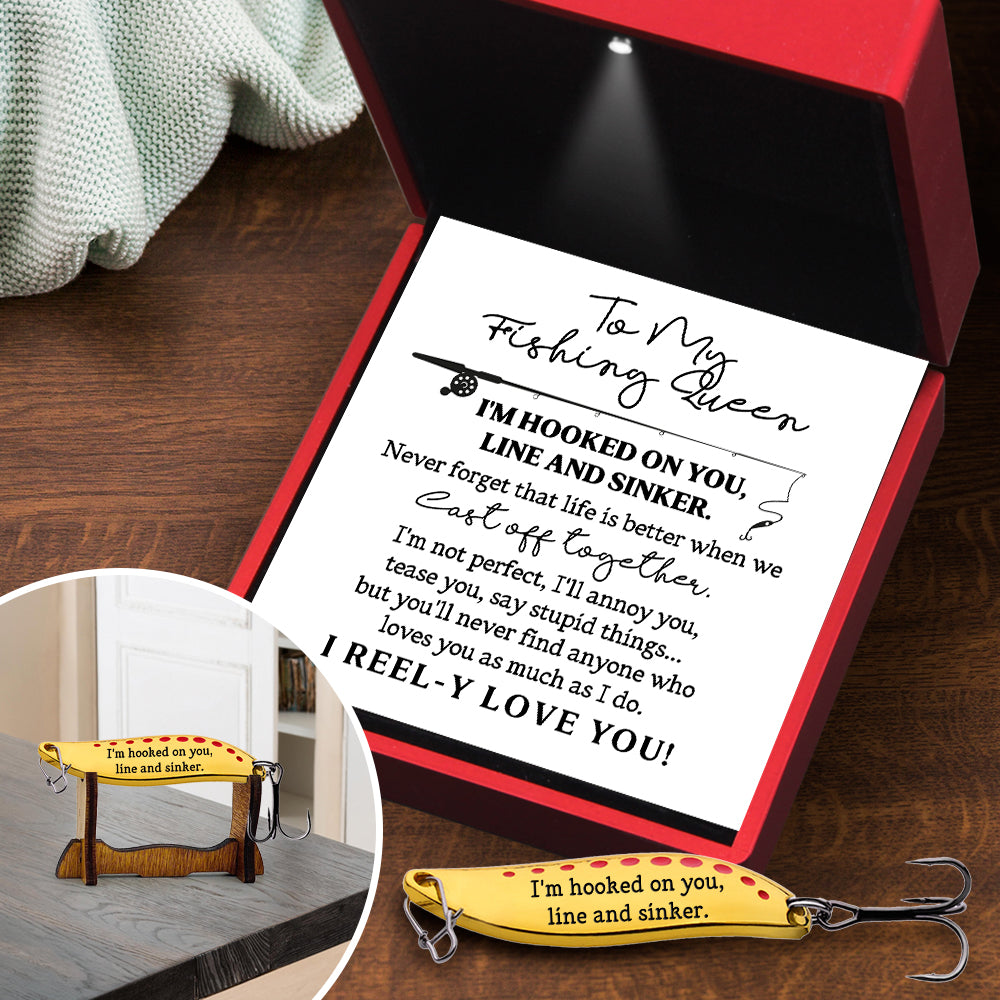 Personalized Fishing Lures - Fishing - To My Fishing Queen - I Reel-y Love You - Gfaa13013