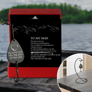 Catch of a Lifetime! Engrave Your Love on His Hook - Gfa26003