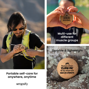 Cork Massage Ball - Hiking - Portable Self-Care Tool - Gaka34001