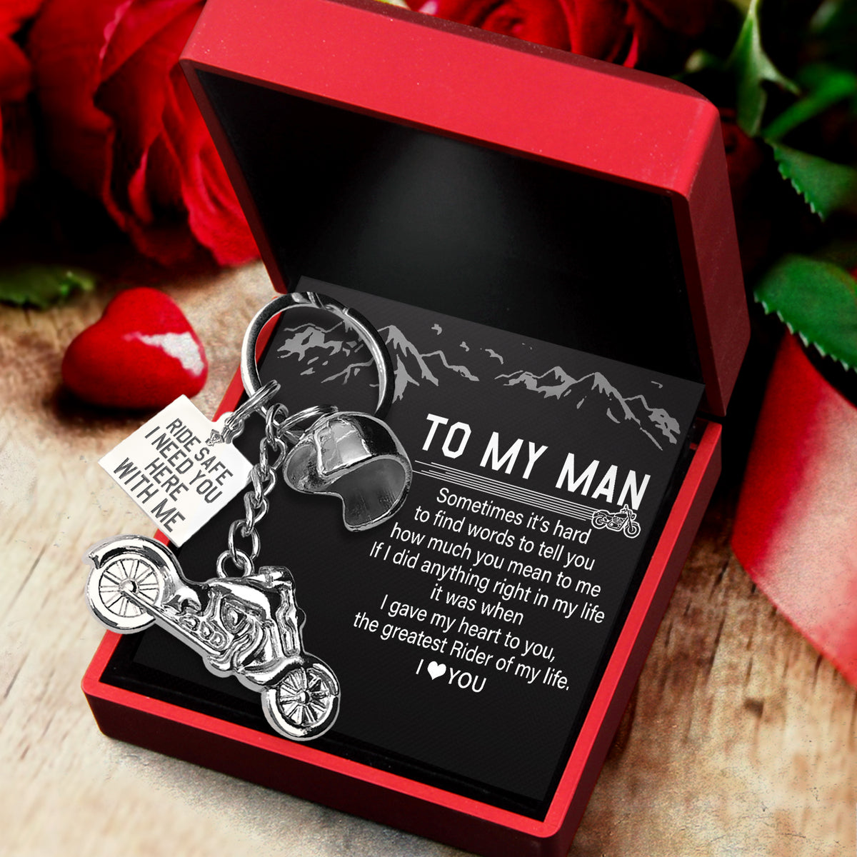 Classic Bike Keychain - To My Man - Gkt26001