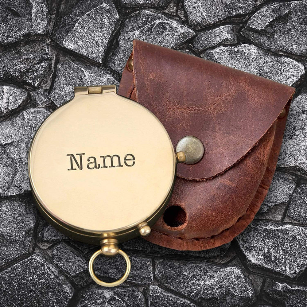 Personalized Compass Gift – For When They Can’t Hold Your Hand, Let Them Hold This - Gpb26046