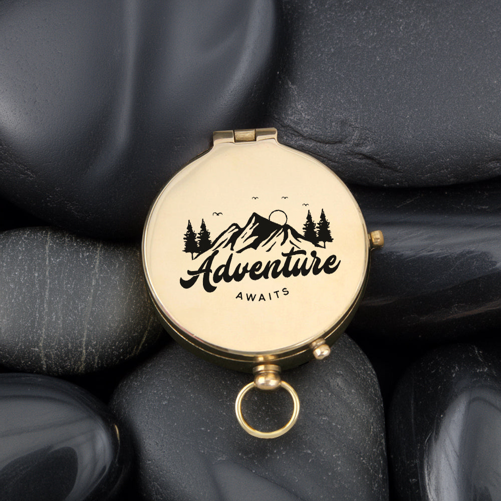Personalized Engraved Compass - Family - To My Husband - You Always Find Your Way Back Home To Me - Gpb14019