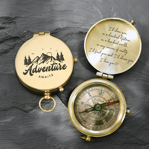 Personalized Engraved Compass - Family - For Couple - I’d Find You And I'd Choose You - Gpb26234