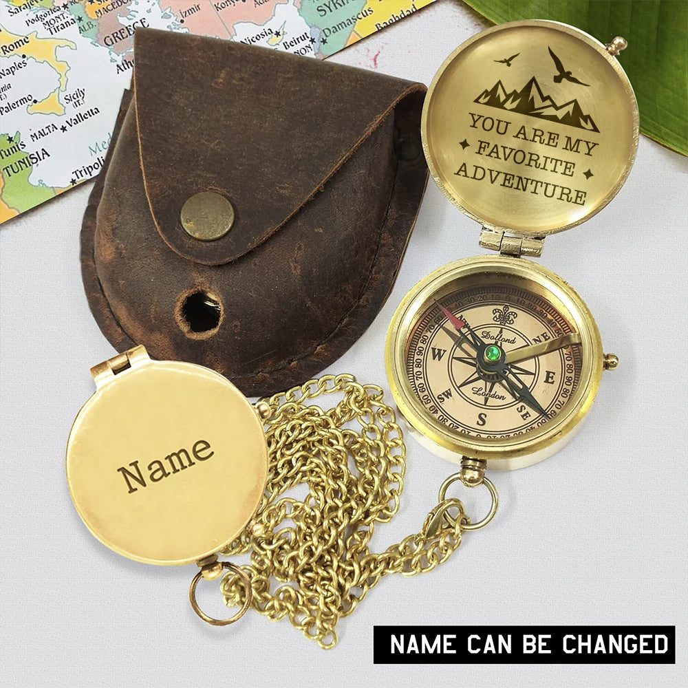 Personalized Compass Gift – For When They Can’t Hold Your Hand, Let Them Hold This - Gpb26046
