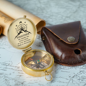 Engraved Compass - Hiking - To My Man - Every Direction Leads To Discovery - Gpb26236