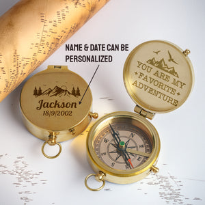 Personalized Compass Gift – For When They Can’t Hold Your Hand, Let Them Hold This - Gpb26046