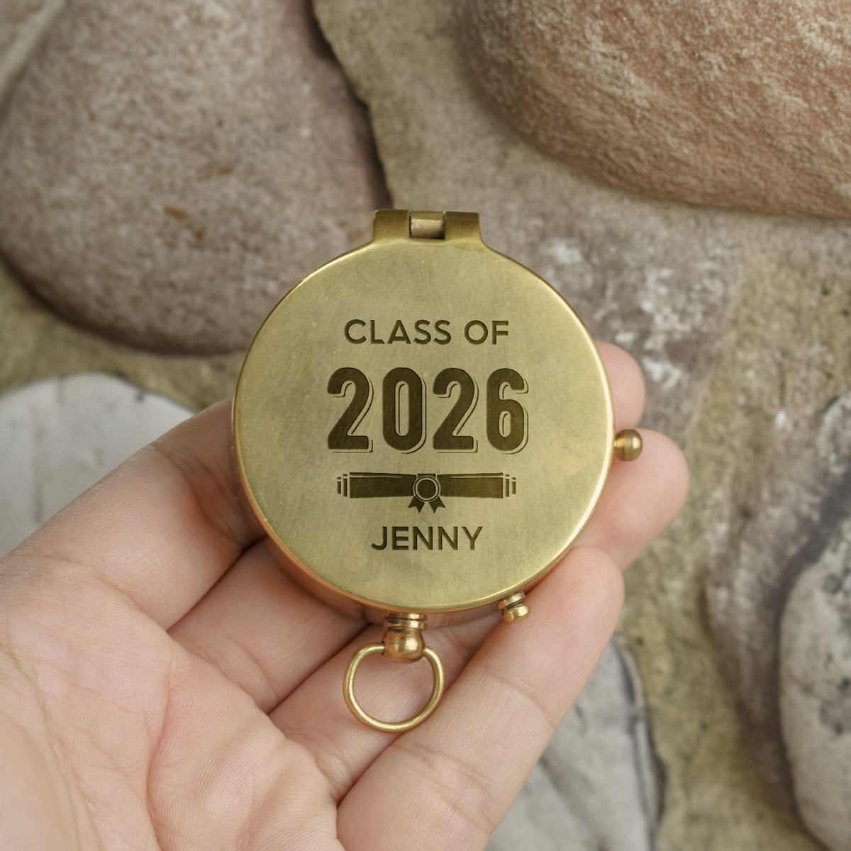 Personalized Engraved Compass - Family - To My Son - From Dad - Let Your Heart & Mind Lead The Way - Gpb16074