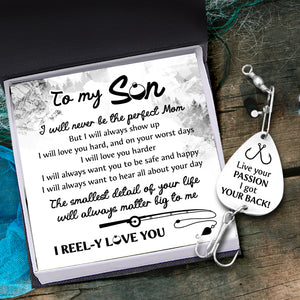 Engraved Fishing Hook - Fishing - To My Son - Live Your Passion - Gfa16006