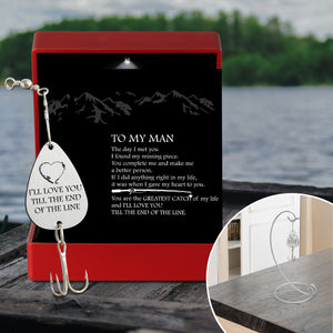 Catch of a Lifetime! Engrave Your Love on His Hook - Gfa26003