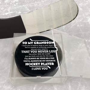 Celebrate Your Special Bond - An Exclusive Hockey Puck for Grandson - Gai22010