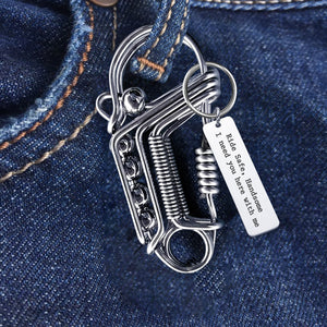 Key Buckle Hanging - Biker - To My Man - I Need You Here With Me - Gawl26005