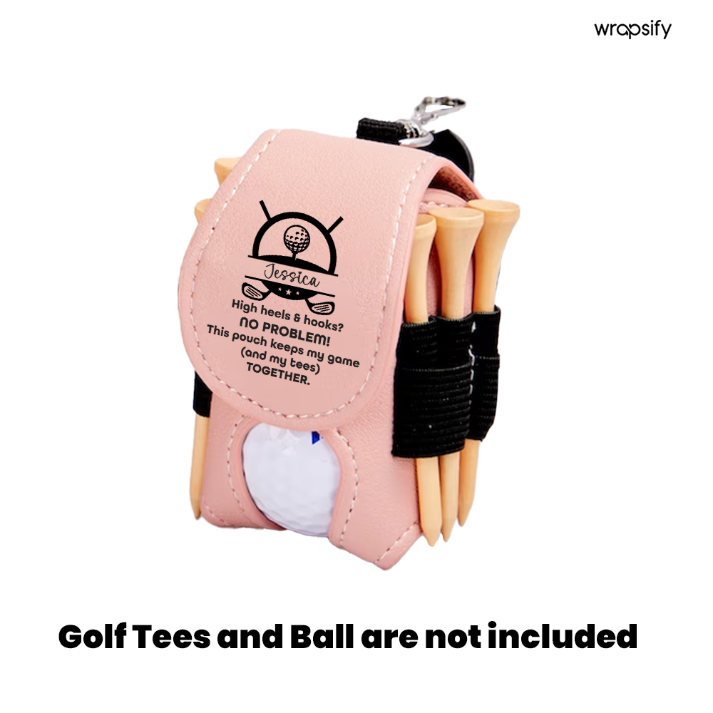 Personalized Golf Tees Pouch - Golf - To Myself - This Pouch Keeps My Game And My Tees Together - Gav34005