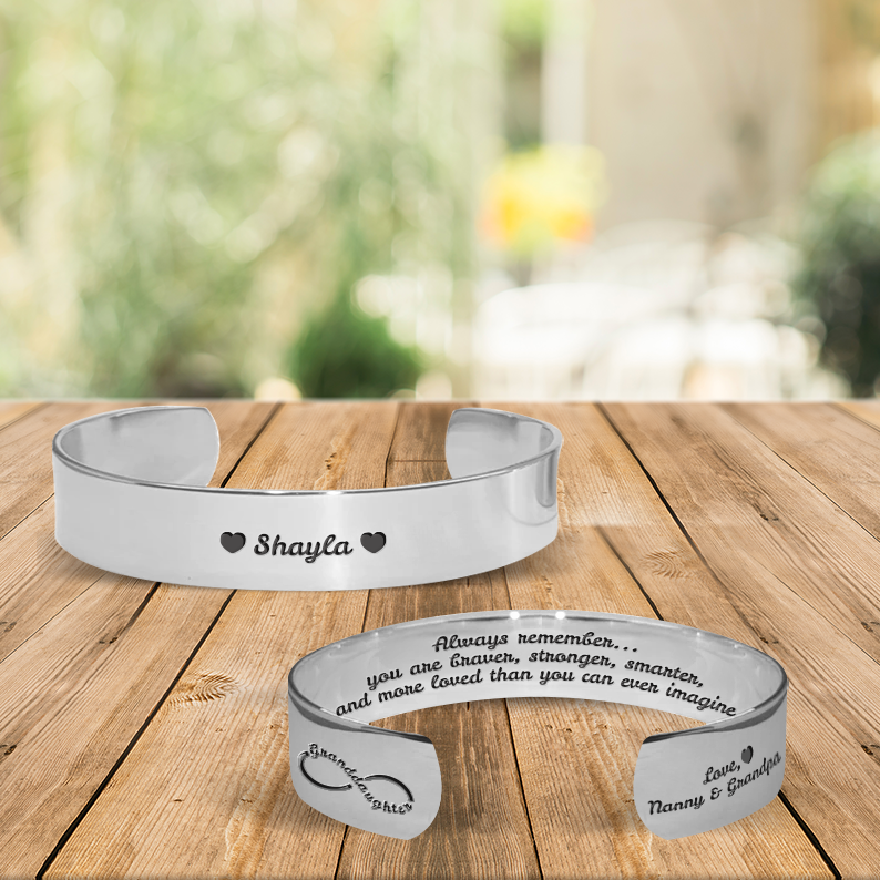 Cuff Bracelet - To My Granddaughter - You Are More Loved Than You Can Ever Imagine - Gbac23004
