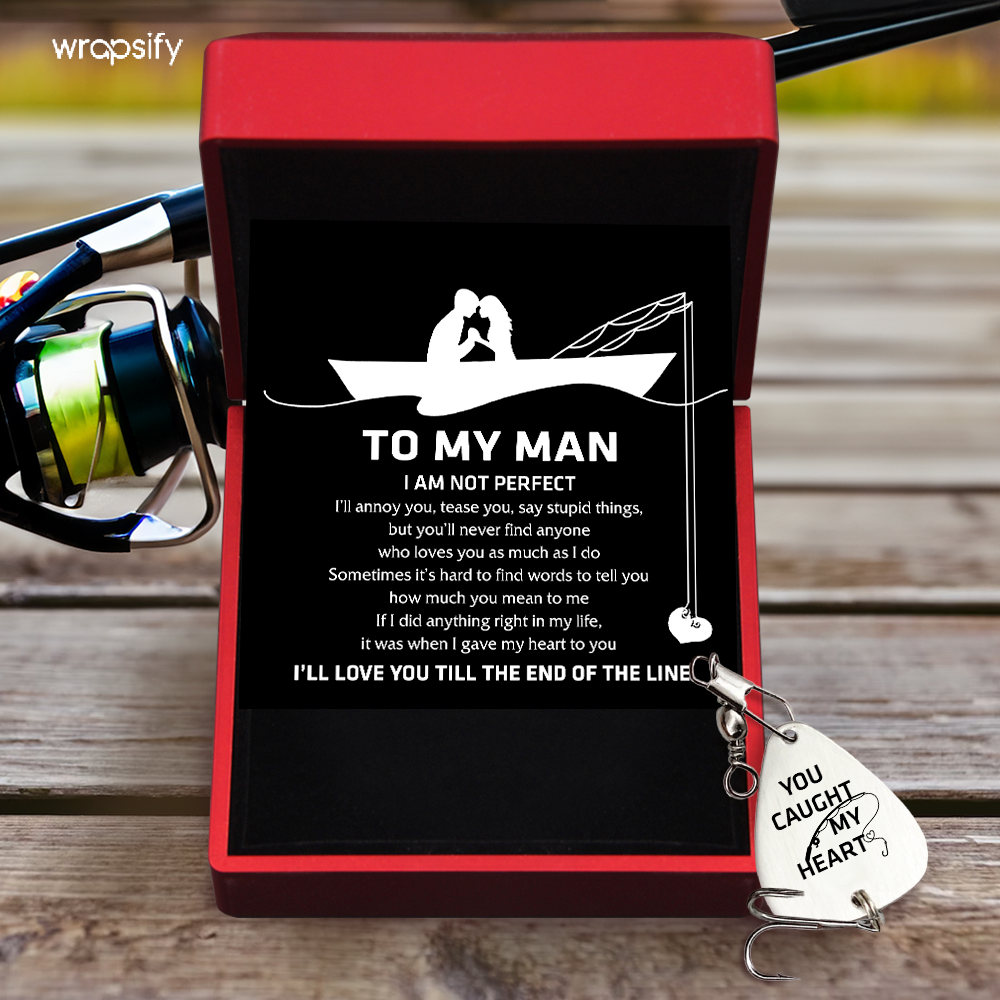 Engraved Fishing Hook - Fishing - To My Man - How Much You Mean To Me - Gfa26029