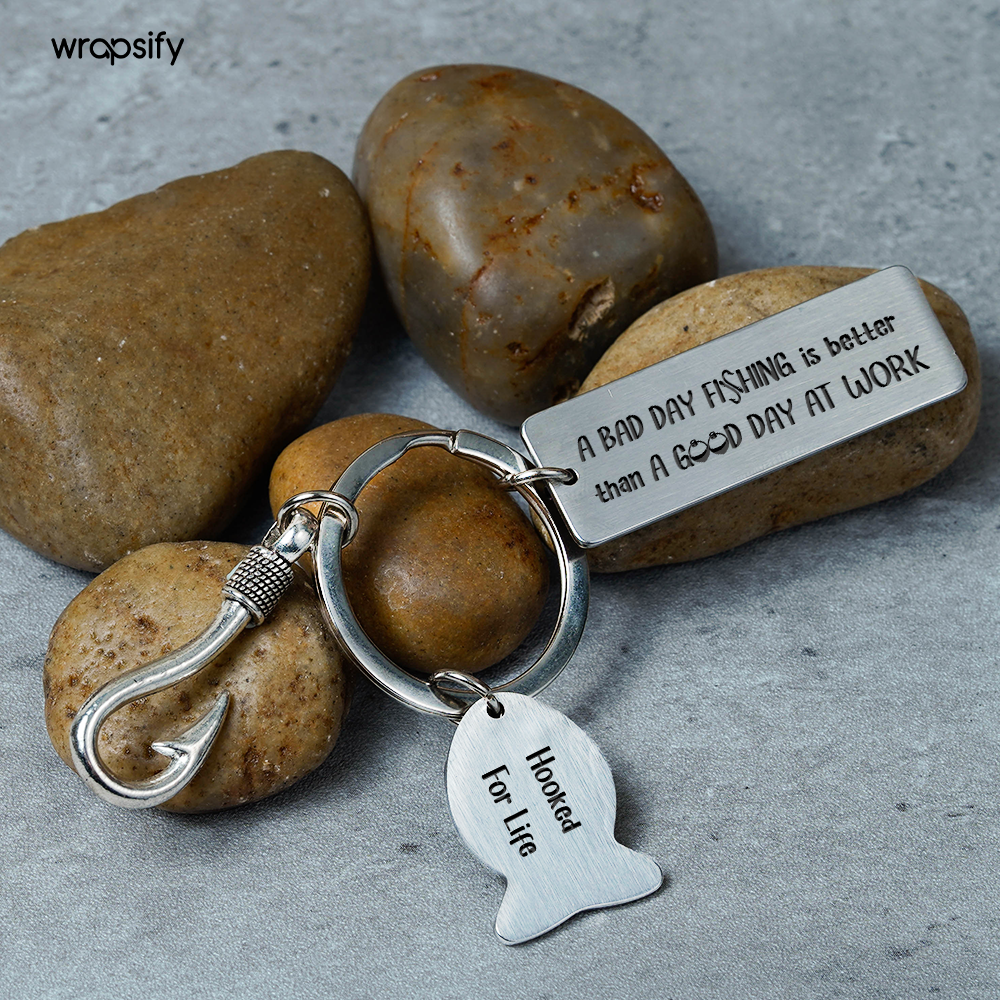 Fishing Hook Keychain - Little Reminder Just For You