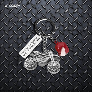 Dirt Bike Helmet Keychain - Biker - To My Dirt Bike Girl - I Gave My Heart To You - Gkey13002