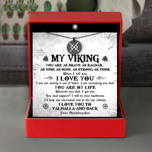 Couple Eternal Love Rune Necklaces - Viking - To My Viking - You Are My Life - Gawi26001