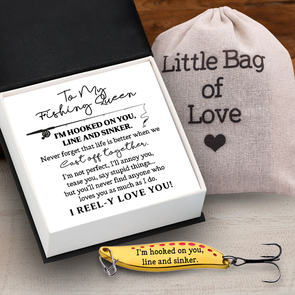 Personalized Fishing Lures - Fishing - To My Fishing Queen - I Reel-y Love You - Gfaa13013