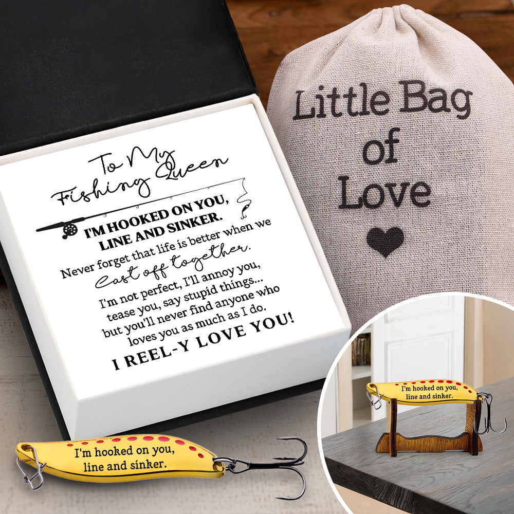 Personalized Fishing Lures - Fishing - To My Fishing Queen - I Reel-y Love You - Gfaa13013