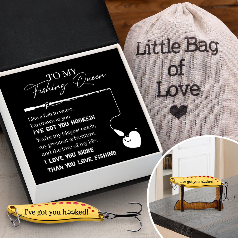 Personalized Fishing Lures - Fishing - To My Fishing Queen - I've Got You Hooked - Gfaa13012