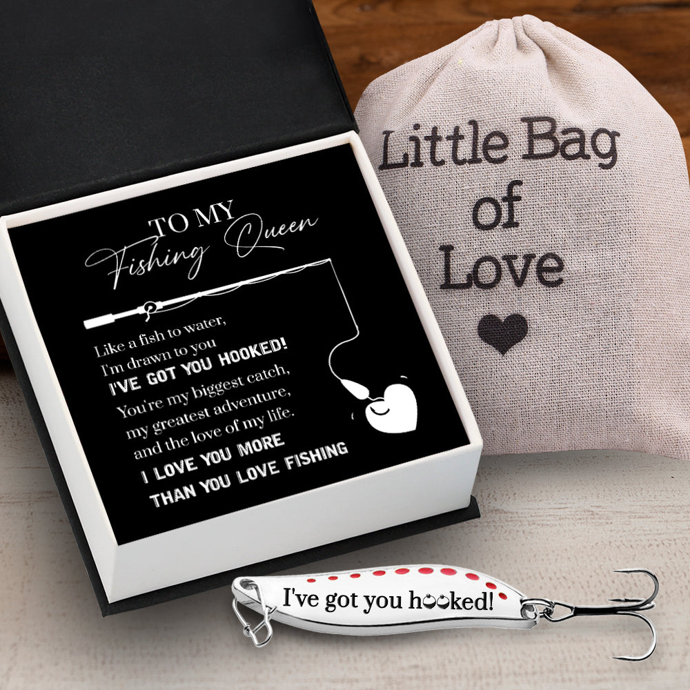 Personalized Fishing Lures - Fishing - To My Fishing Queen - I've Got You Hooked - Gfaa13012