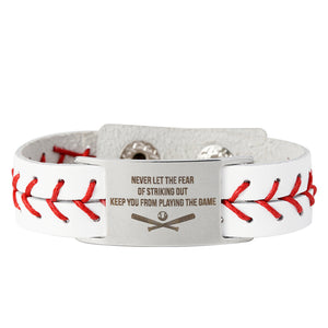 Personalized Baseball Bracelet - Baseball - To My Son - From Dad - How Much I Love You - Gbzj16010