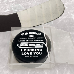 Hockey Puck - Hockey - To My Husband -  Congrats On Being My Husband - Gai14004