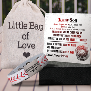 Personalized Baseball Bracelet - Baseball - To My Son - From Mom - How Much I Love You - Gbzj16011