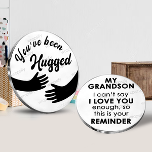 Pocket Hug - Family - To My Grandson - I Love You - Gnqc22003