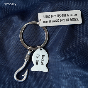Fishing Hook Keychain - Little Reminder Just For You