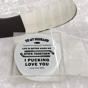 Hockey Puck - Hockey - To My Husband -  Congrats On Being My Husband - Gai14004