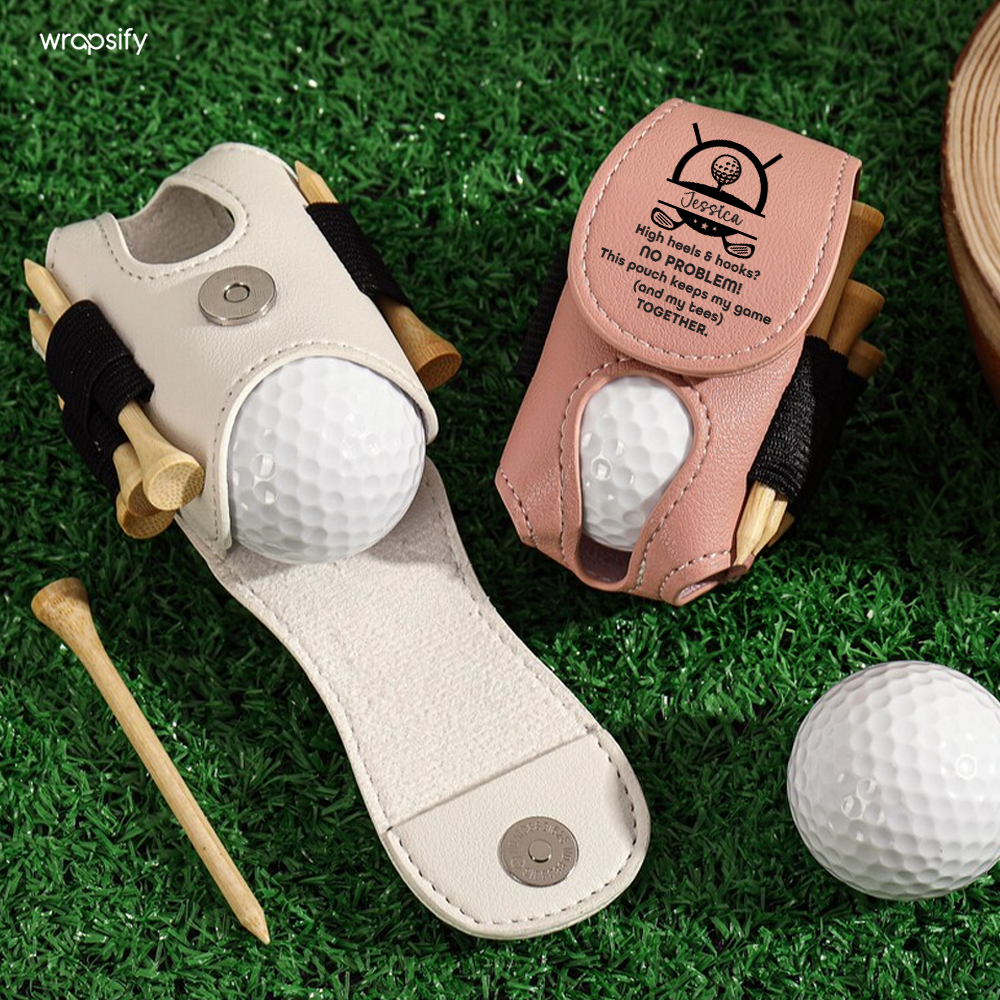 Personalized Golf Tees Pouch - Golf - To Myself - This Pouch Keeps My Game And My Tees Together - Gav34005
