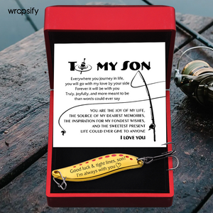 Spoon Fishing Lure - Fishing - To My Son - My Love By Your Side - Gfaa16017