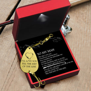 Catch of a Lifetime! Engrave Your Love on His Hook - Gfa26003