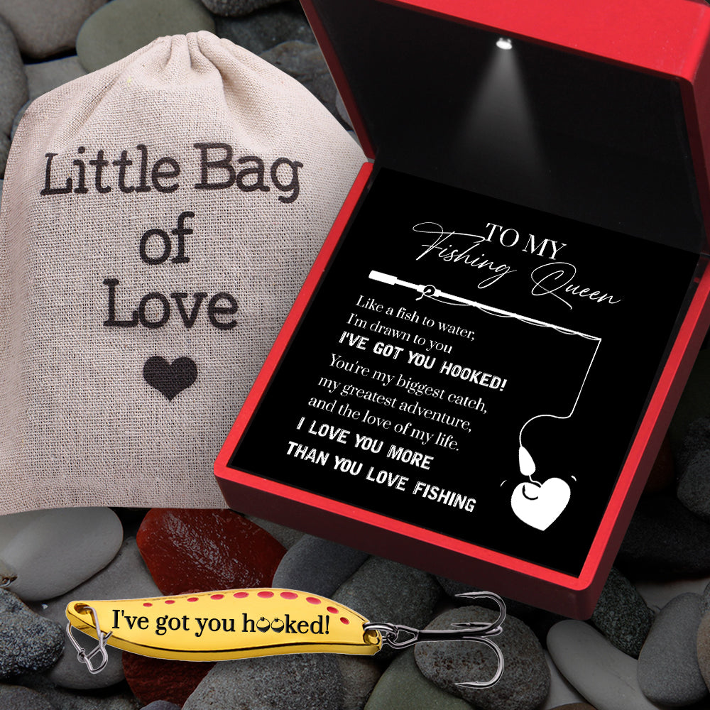 Personalized Fishing Lures - Fishing - To My Fishing Queen - I've Got You Hooked - Gfaa13012