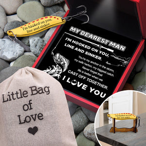 Personalized Fishing Lures - Fishing - My Dearest Man - You're My Anchor In The Storm - Gfaa26014